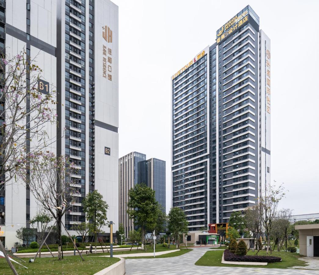 Livetour Hotel Luogang Science City Guangzhou Exteriör bild